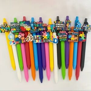 Colorful Autism Awareness Pens purchase is for one 🧩